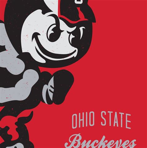 Ohio State Buckeyes Graphic Print The Ohio State University | Etsy