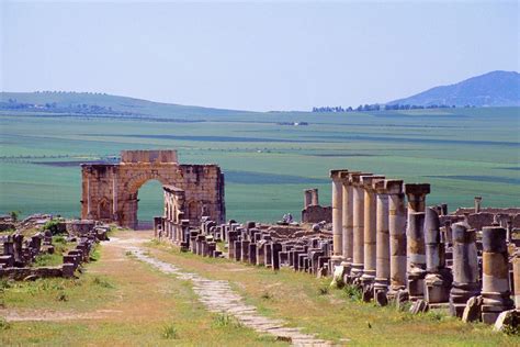 The Roman ruins of Volubilis , Flawless Travel