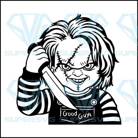 Chucky Svg Chucky Horror Movie Killers Svg Horror Halloween Svg Cricut ...