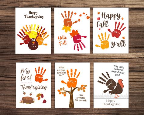 Thanksgiving Handprint Art Fall Handprint Craft Turkey Kid - Etsy