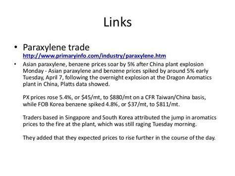 Paraxylene