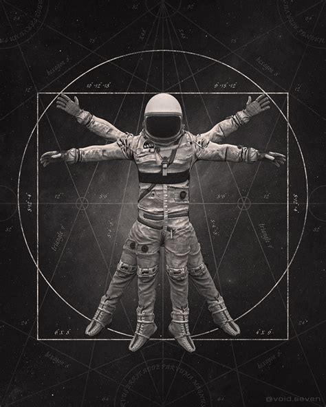 ArtStation - Vitruvian Astronaut