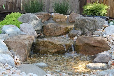 Pondless waterfall. | Waterfalls backyard, Backyard water feature ...