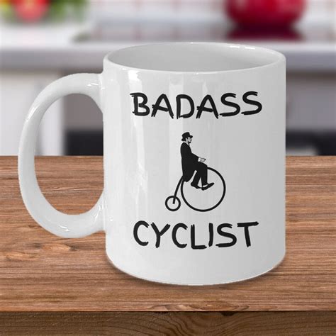 Cycling Mug Badass Cyclist Funny Cycling Gifts Gifts for - Etsy