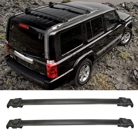 82210804 Fit For Jeep Patriot 2007-2015 OE Style Black Roof Rack Cross ...