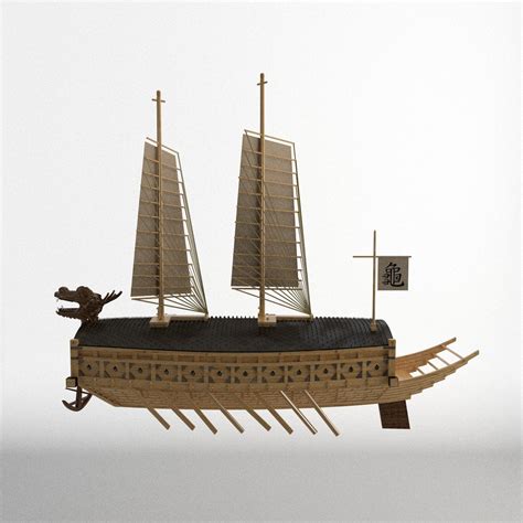 3D Turtle Ship model - TurboSquid 1768559