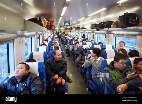 China high speed train interior hi-res stock photography and images - Alamy