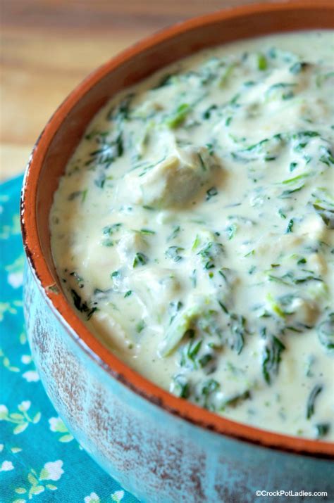 Crock-Pot Easy Artichoke and Spinach Dip - Crock-Pot Ladies