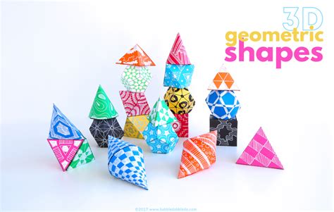 3d Geometric Shapes Art