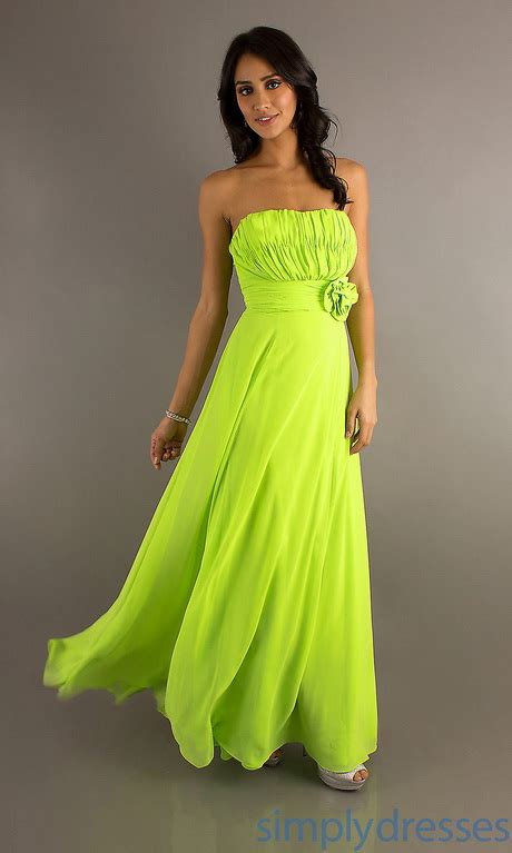 Lime green homecoming dresses