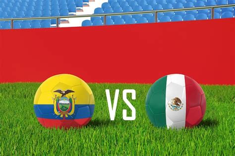 Premium Photo | Ecuador VS Mexico In Stadium