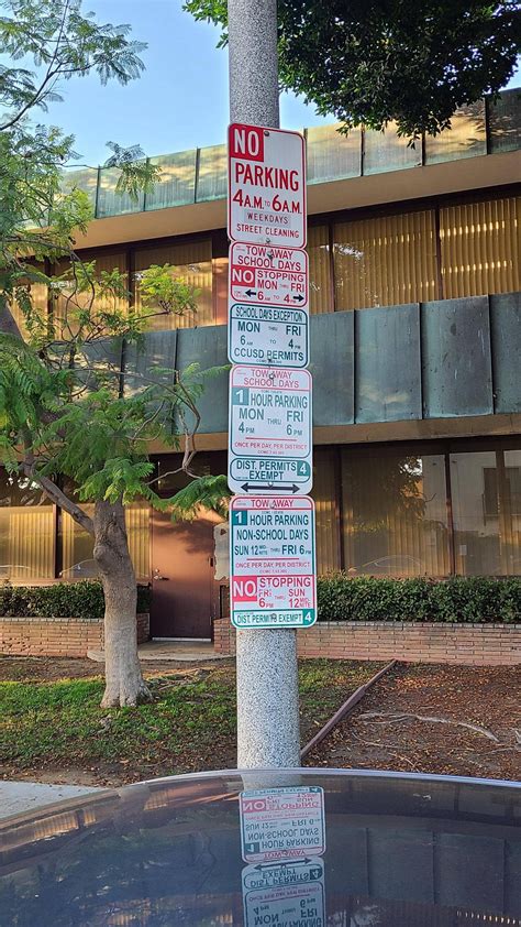 The parking signs in Culver City, California : r/mildlyinfuriating