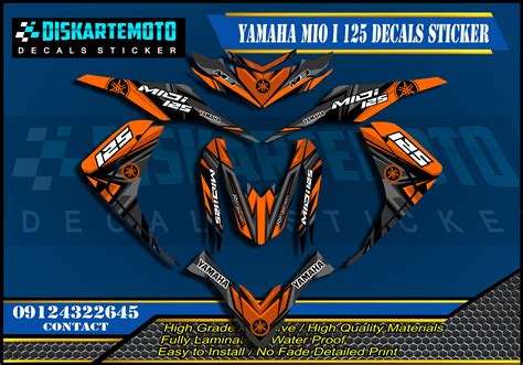 Yamaha Mio i 125 Decals Sticker | Lazada PH