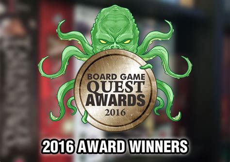 2016 Board Game Award Winners - Board Game Quest