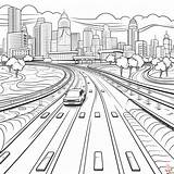 Printable Road Coloring Pages Free For Kids And Adults sketch template