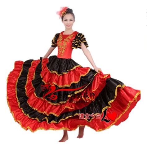 Aliexpress.com : Buy Free Shipping Women Flamenco Dance Dress Adult ...