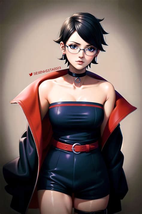 desenhista on ArtStation - Sarada Uchiha (Boruto Time Skip) 4K