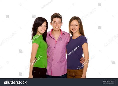 Happy Smiling Friends Group Young People Stock Photo 90239971 | Shutterstock