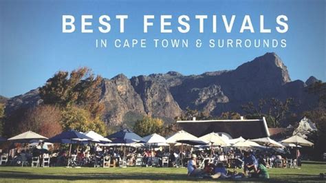 Top festivals in Cape Town and Surrounds - Explore Sideways