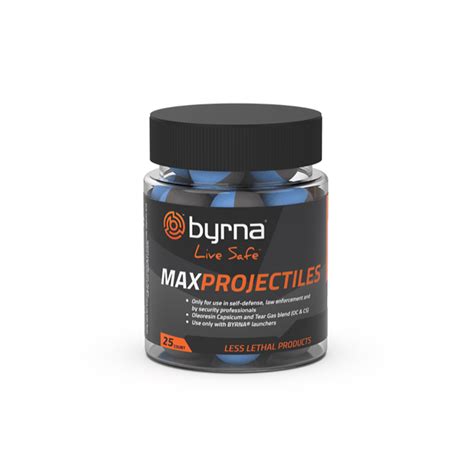 Byrna HD & SD MAX Projectiles- Choose Pack Size