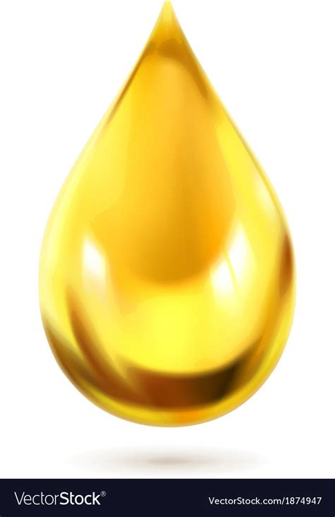 Oil drop icon Royalty Free Vector Image - VectorStock