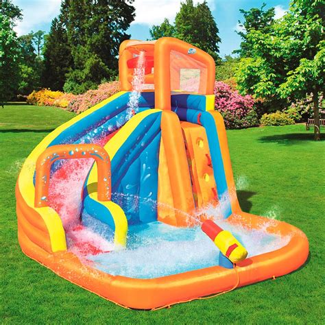 Water Bouncy Castle Bestway Turbo Splash Water Zone Mega Park ...