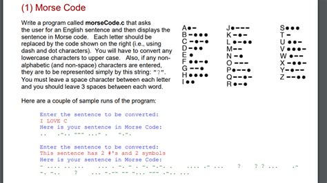 Sample Morse Code Text | Classles Democracy