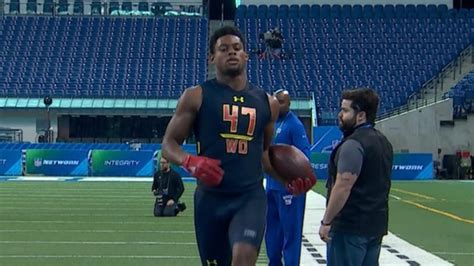 JuJu Smith-Schuster 2017 NFL Combine Highlights