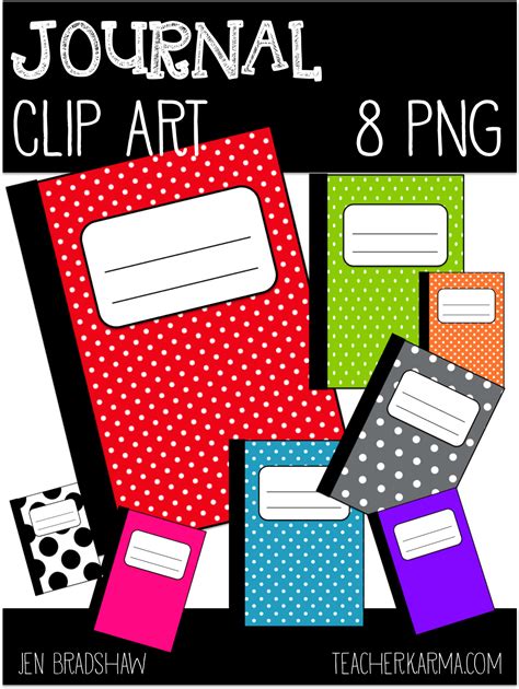 Download Colorful Notebook Covers Clipart | Wallpapers.com