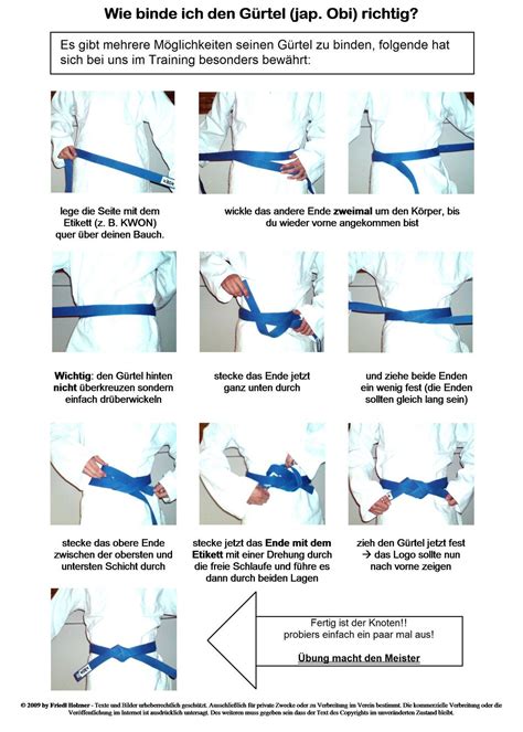 How To Tie A Taekwondo Belt Ata