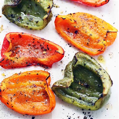 Roasted Bell Peppers with Olive Oil - Healthy Recipes Blog