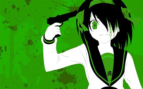 Anime Girl Green HD Wallpapers - Wallpaper Cave