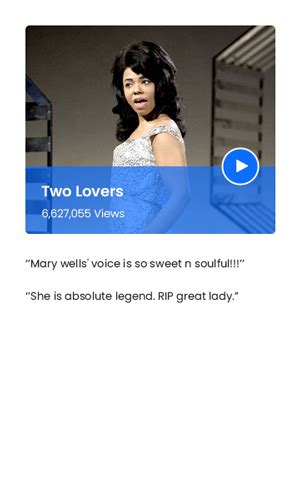 Mary Wells - Biography, Songs, Albums, Discography & Facts - Top40weekly