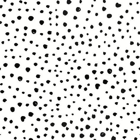 Polka Dot Wallpaper Peel and Stick Black and White Spotted Mural Self ...