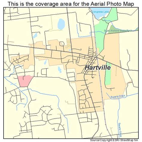 Aerial Photography Map of Hartville, OH Ohio