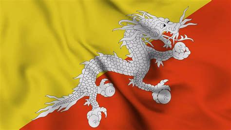 Bhutan Waving Flag Realistic Animation Video 33257274 Stock Video at ...