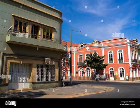 Old colonial building of the hotel Mocamedes, Namibe Province, Namibe ...