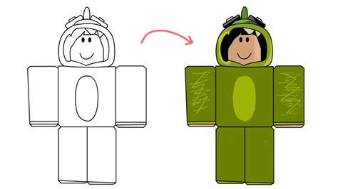 Roblox Character Drawing Template