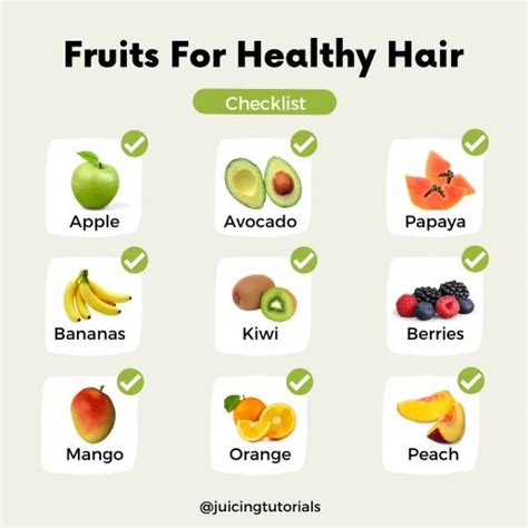 Fruits for Healthy Hair | Fruit benefits, Healthy hair food, Hair food