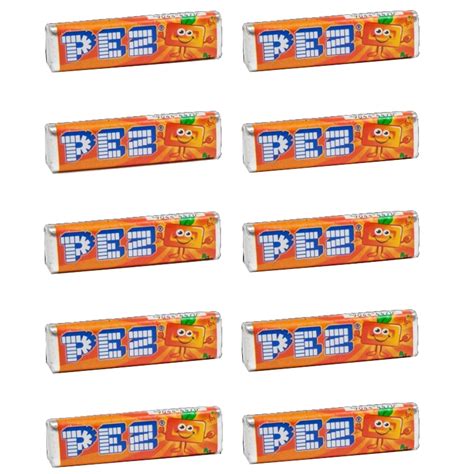 PEZ Candy Refills - Orange Flavor - 1 Lb Bulk New - Hard Candy & Lollipops