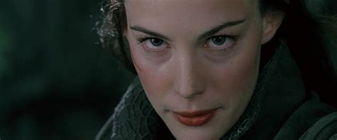 Liv Tyler as Arwen Undomiel (Evenstar) of Rivendell. Immortal, half-elven. Arwen means "noble ...