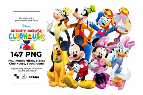 Mickey Mouse Clubhouse, Mickey Mouse Clubhouse PNG, Mickey Mouse Clubhouse characters, Mickey ...