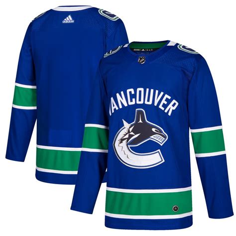 adidas Vancouver Canucks Blue Home Authentic Blank Jersey