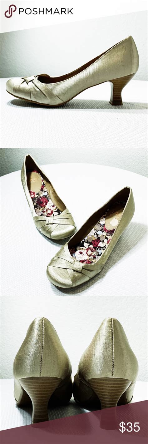 JELLYPOP Worn once Beautiful condition Metallic beige/ light gold ...