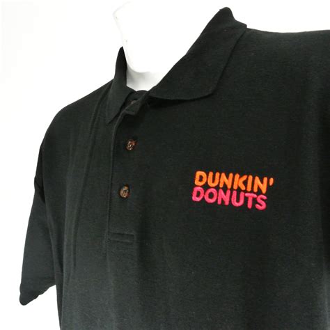 Mando DUNKIN' DONUTS Employee Uniform Black Polo Shirt | Grailed