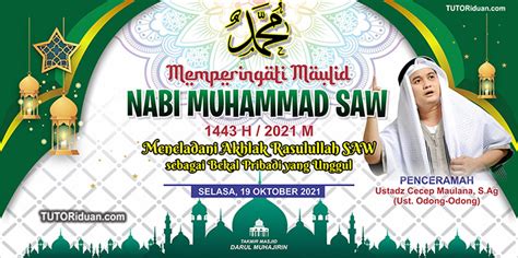 Free 3 Desain Banner Backdrop Maulid Nabi Muhammad SAW 1443 H (Free CDR & PSD) - TUTORiduan.com