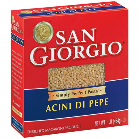 San GiorgioÂ® Acini Di Pepe 16 oz. Box - Walmart.com - Walmart.com