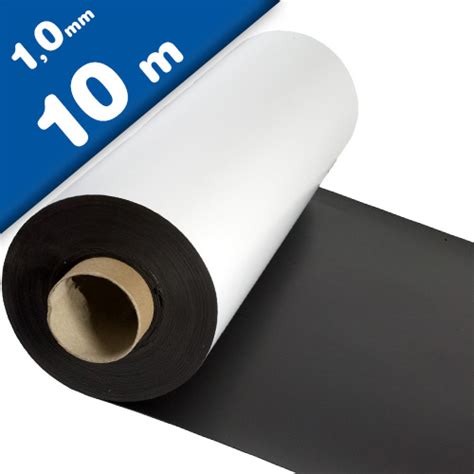 Matte White Vinyl Magnet Sheet 1mm x 1m x 10m - Flexible magnets ...