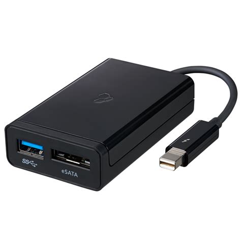 Kanex Thunderbolt to eSATA + USB 3.0 Adapter