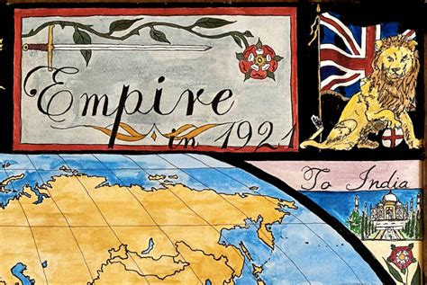 Map of the British Empire 1921 - Etsy